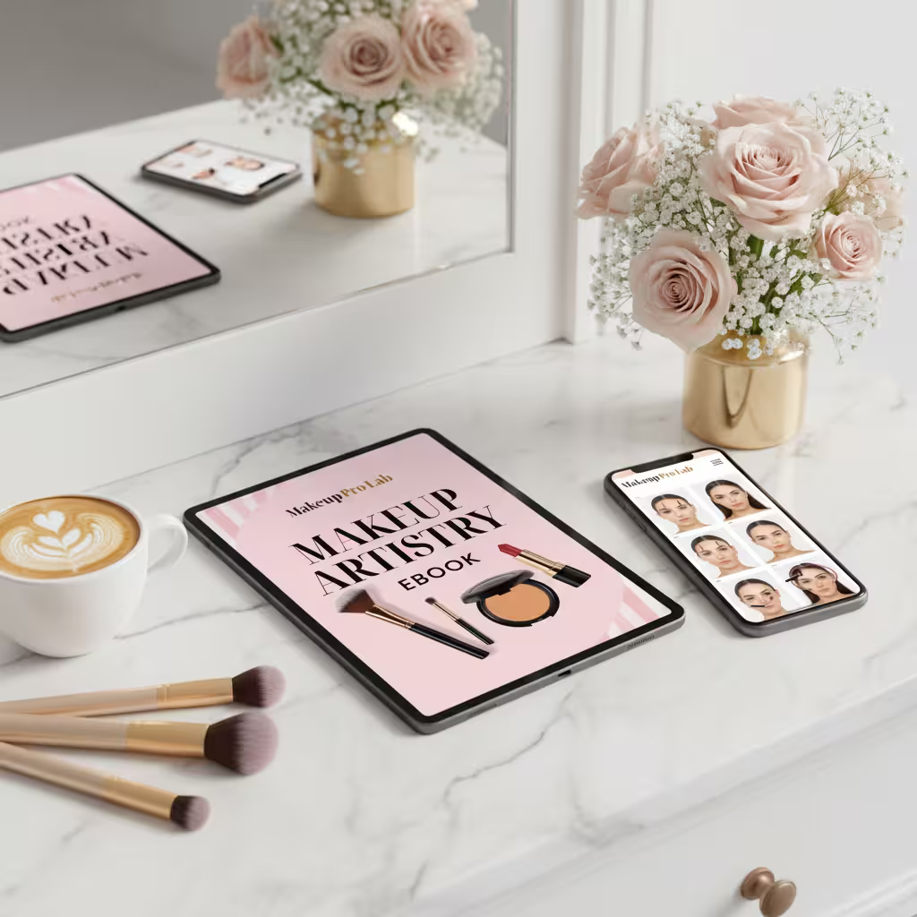 Professional makeup masterclass PDF guide for beginners